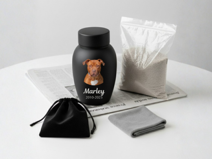 Comment transférer les cendres de votre chien dans une urne : Guide pas à pas pour les urnes et objets cinéraires pour animaux
