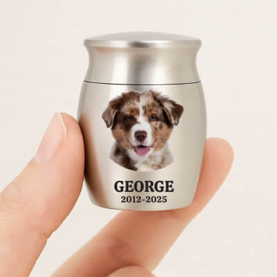 Personalised Pet Keepsake Urn – Mini Dog Urn...