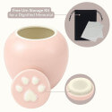 Personalised Ceramic Pet Urn – Dog Cremation Urn for Ashes with Name, Dates & Eternal Love Design